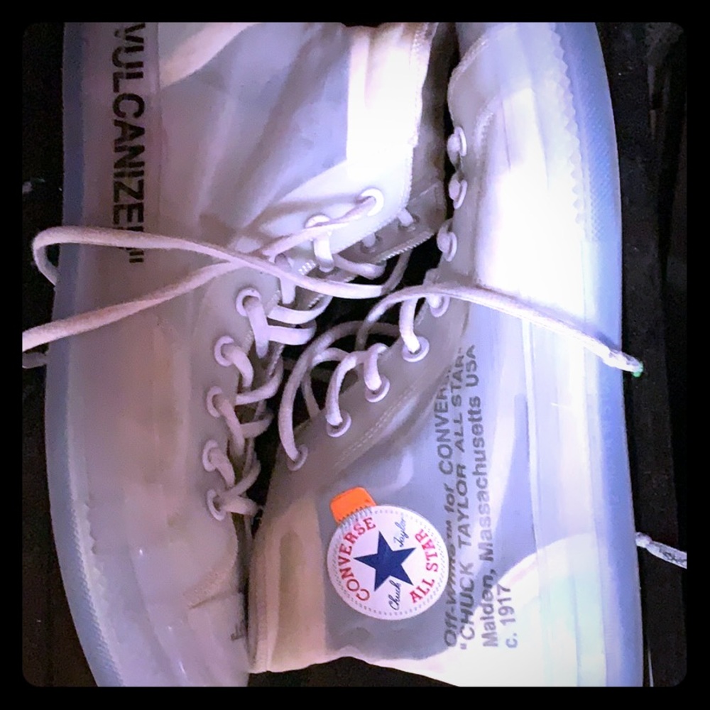 Off white converse size 10.5
